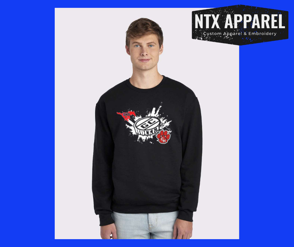 Ice Hockey-Crewneck Sweatshirt