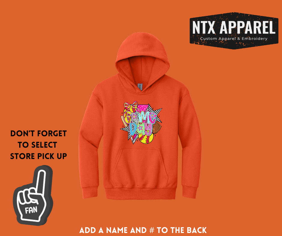 Crushers Preppy Game Day: Youth Hoodie