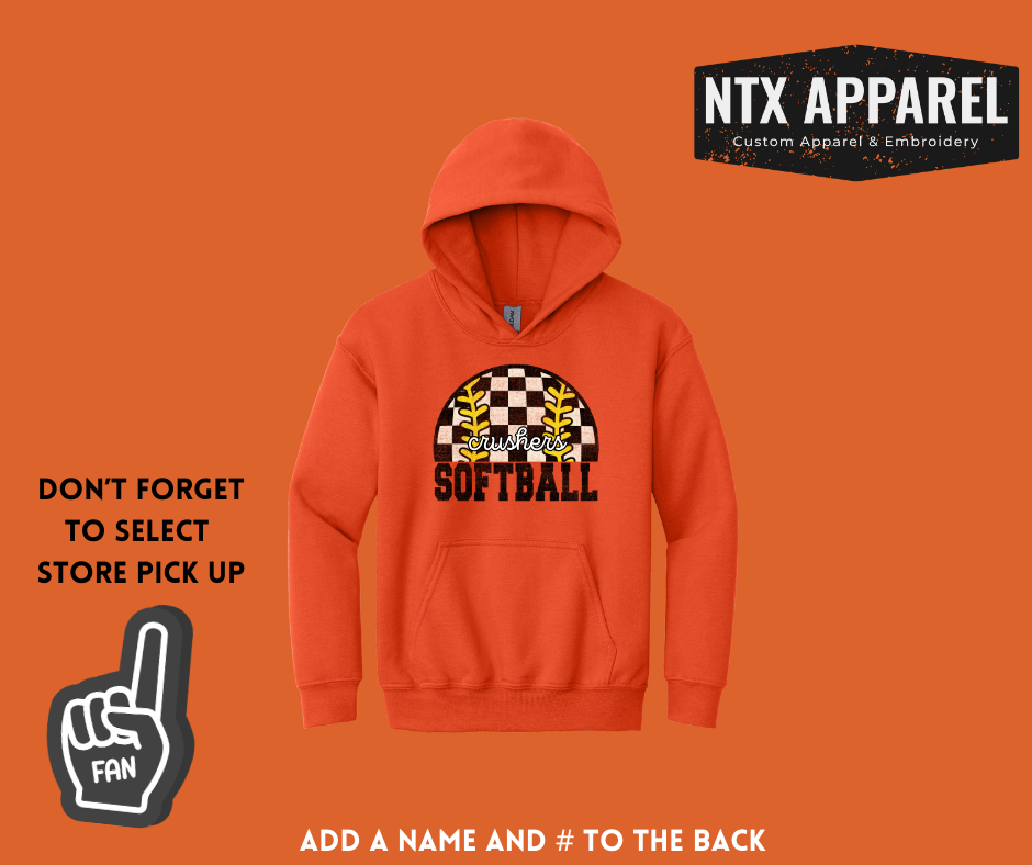Crushers Fast Pitch: Youth Hoodie