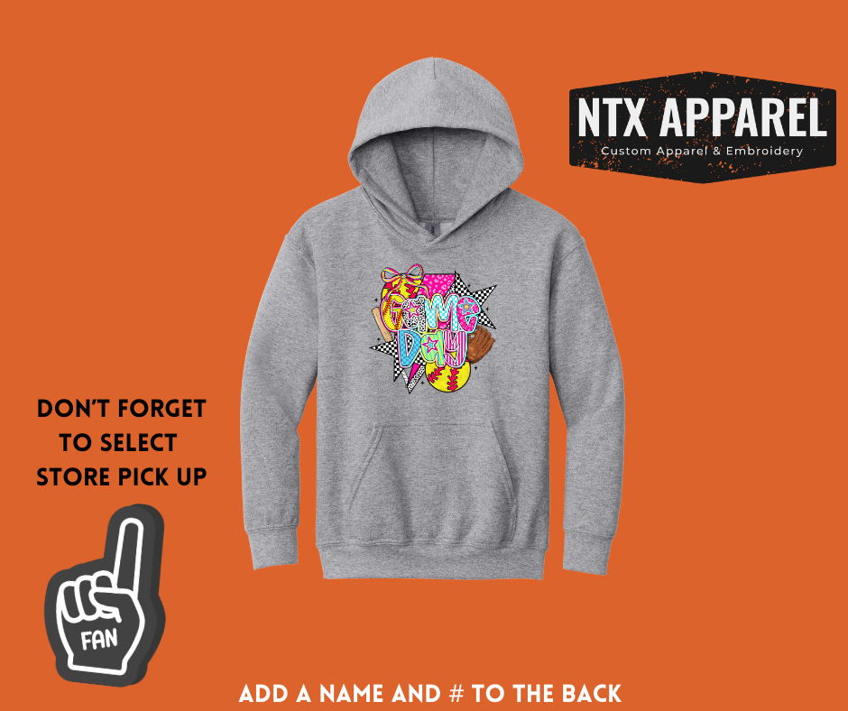 Crushers Preppy Game Day: Youth Hoodie