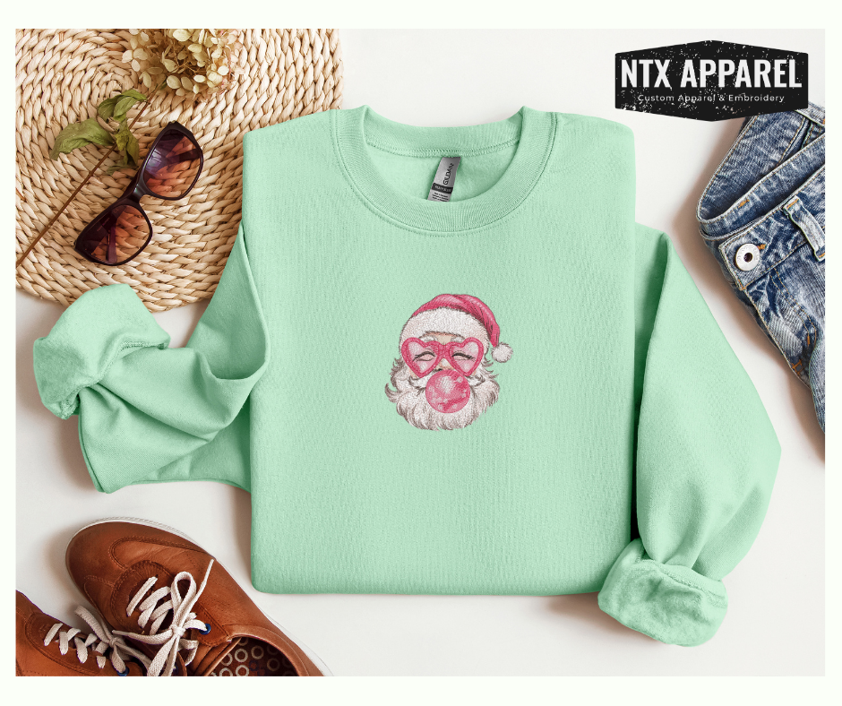 Preppy Santa-Crewneck Sweatshirt