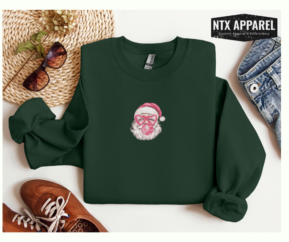 Preppy Santa-Crewneck Sweatshirt