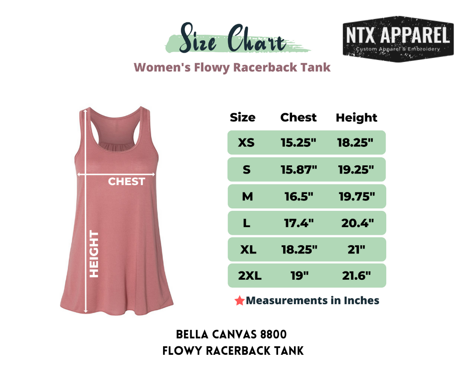 Panther Football- Flowy Racerback Tank Top