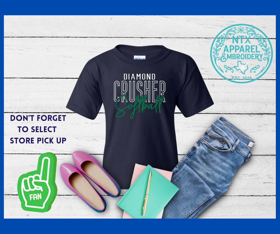 Diamond Crushers Softball: Youth T-Shirt