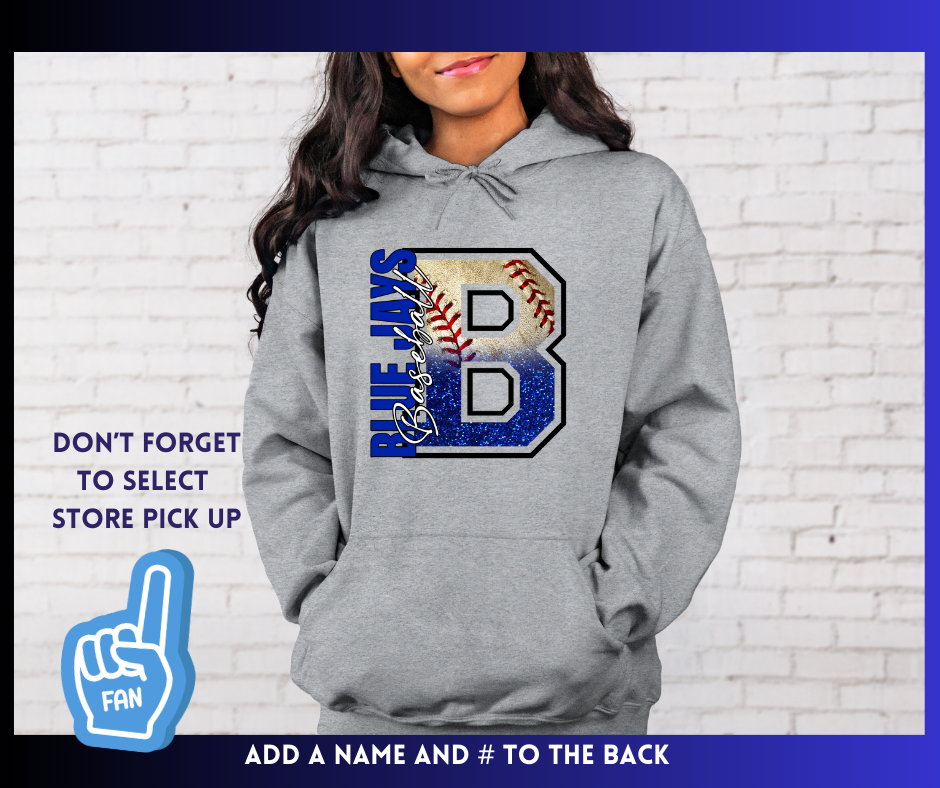 Blue Jays Big B: Adult Hoodie