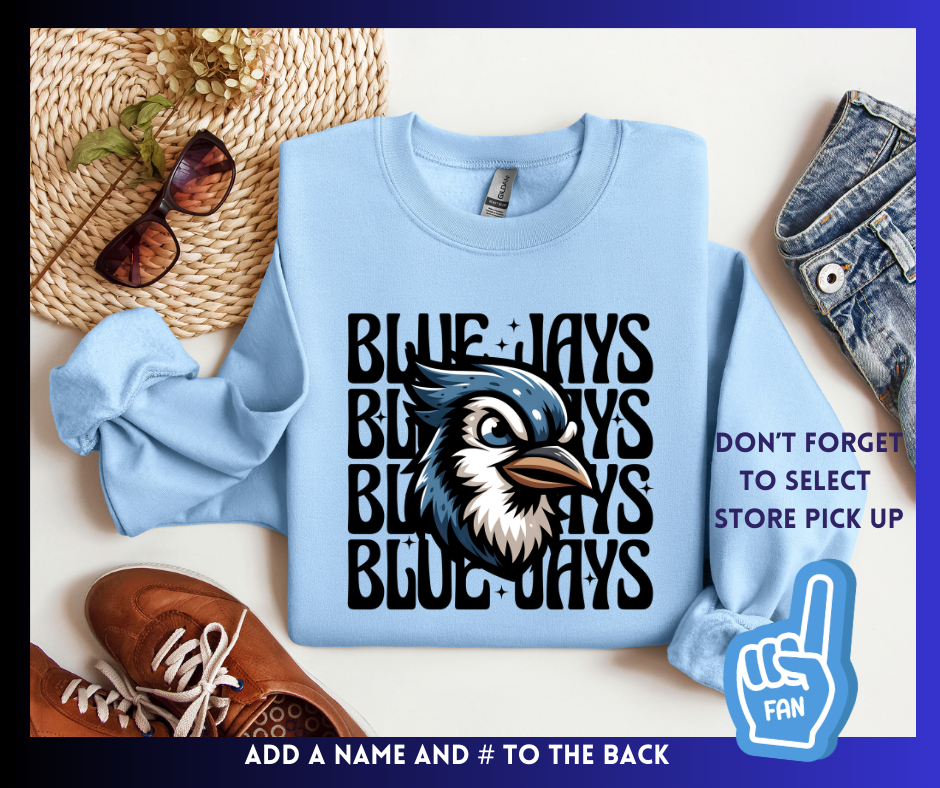 Blue Jays Blue Jays: Adult Crewneck Sweatshirt