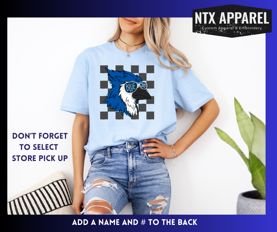Blue Jays Checkered T-Shirt