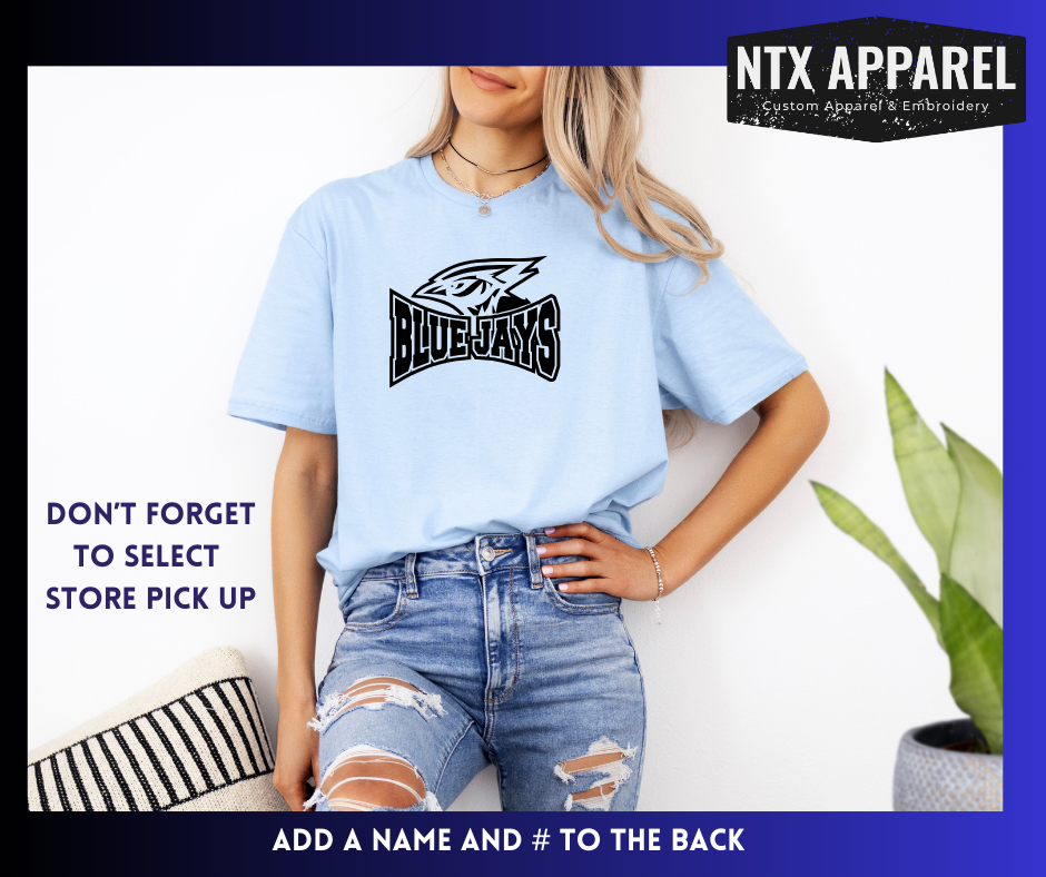 Blue Jays Black Print T-Shirt