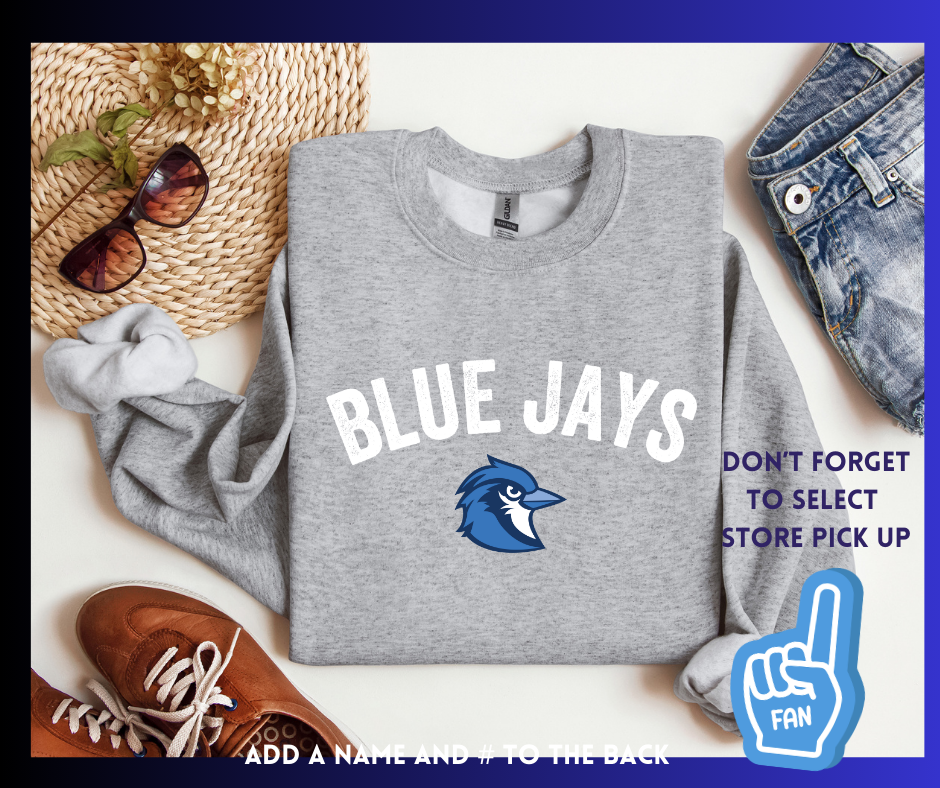Blue Jays Arch: Adult Crewneck Sweatshirt