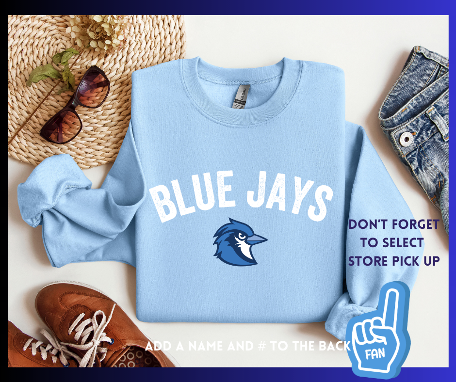 Blue Jays Arch: Adult Crewneck Sweatshirt