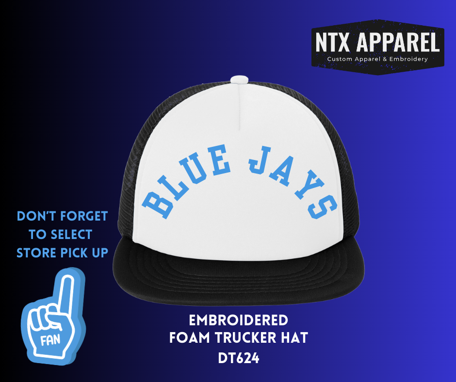 Blue Jays Embroidered Foam Trucker Hat