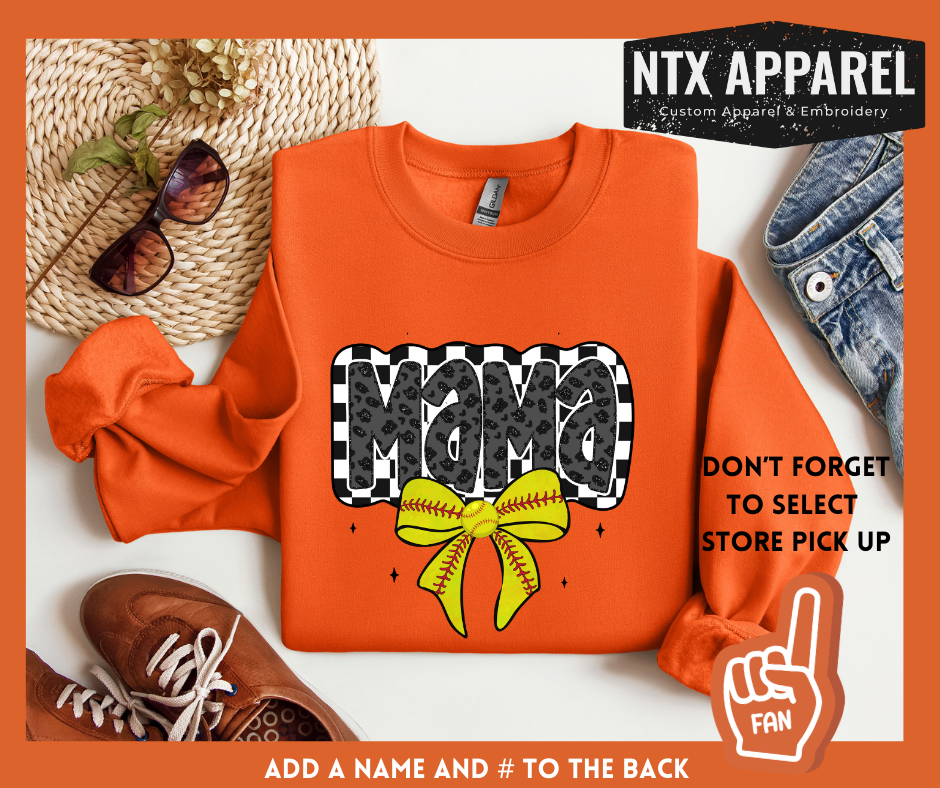 Crushers Mama: Adult Crewneck Sweatshirt