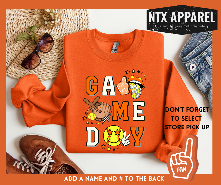 Crushers Game Day: Adult Crewneck Sweatshirt
