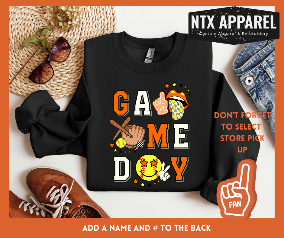 Crushers Game Day: Adult Crewneck Sweatshirt