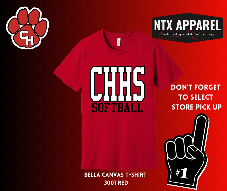 CHHS Softball Bold T-Shirt