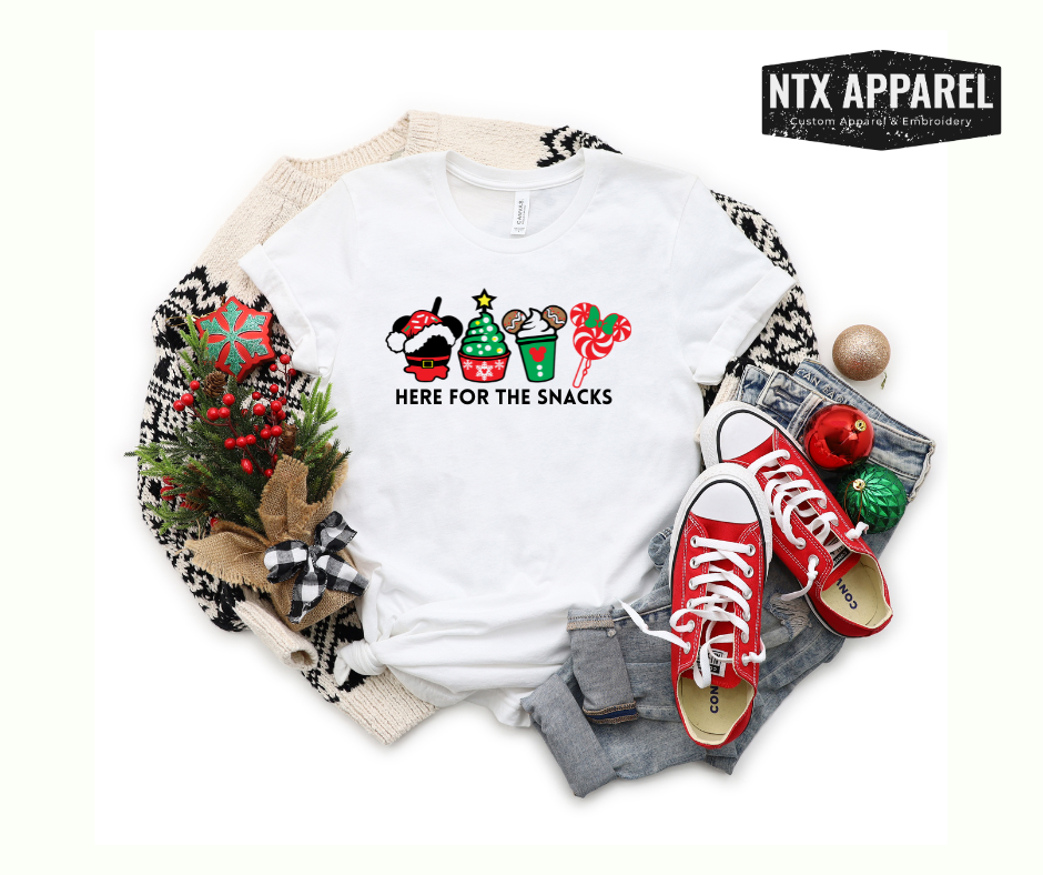 Here for the Holiday Snacks T-Shirt