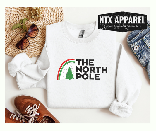 The North Pole Embroidered Crewneck Sweatshirt