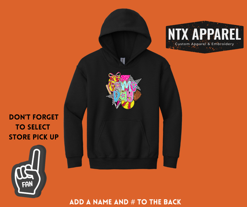 Crushers Preppy Game Day: Youth Hoodie
