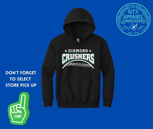 Diamond Crushers Bold: Youth Hoodie