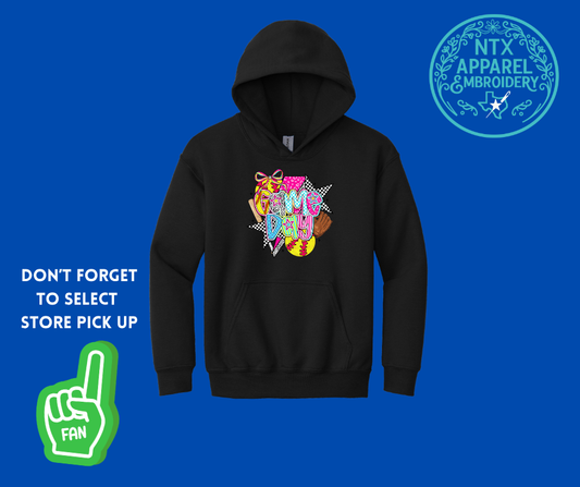 Diamond Crushers Preppy Game Day: Youth Hoodie