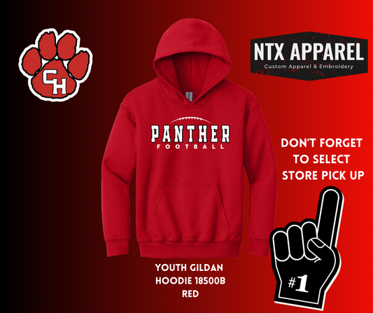 Panther Red- Youth Hoodie