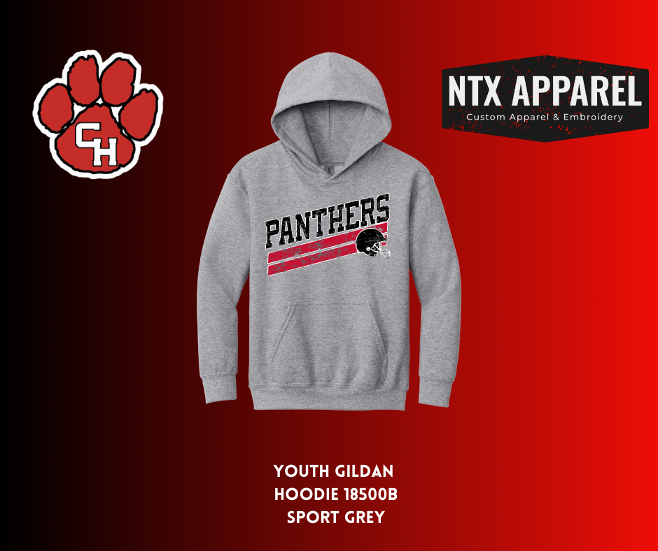 Panther Helmet- Youth Hoodie