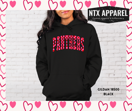 Panther Pink Valentine Hoodie