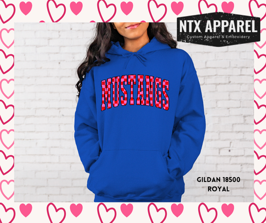 Mustang Pink Valentine Hoodie