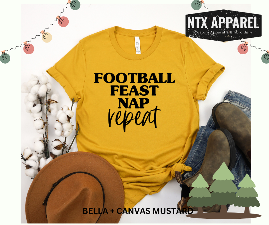 Football & Feast- T-Shirt