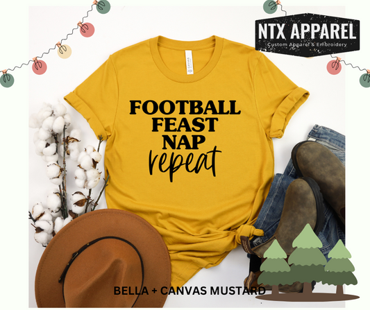 Football & Feast- T-Shirt