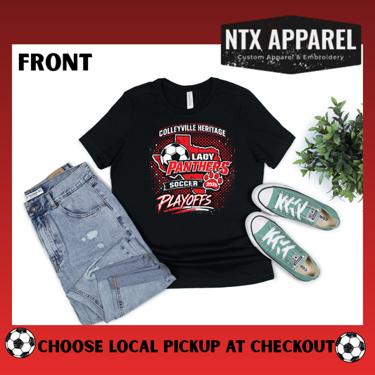 Lady Panther Soccer Playoff T-Shirt