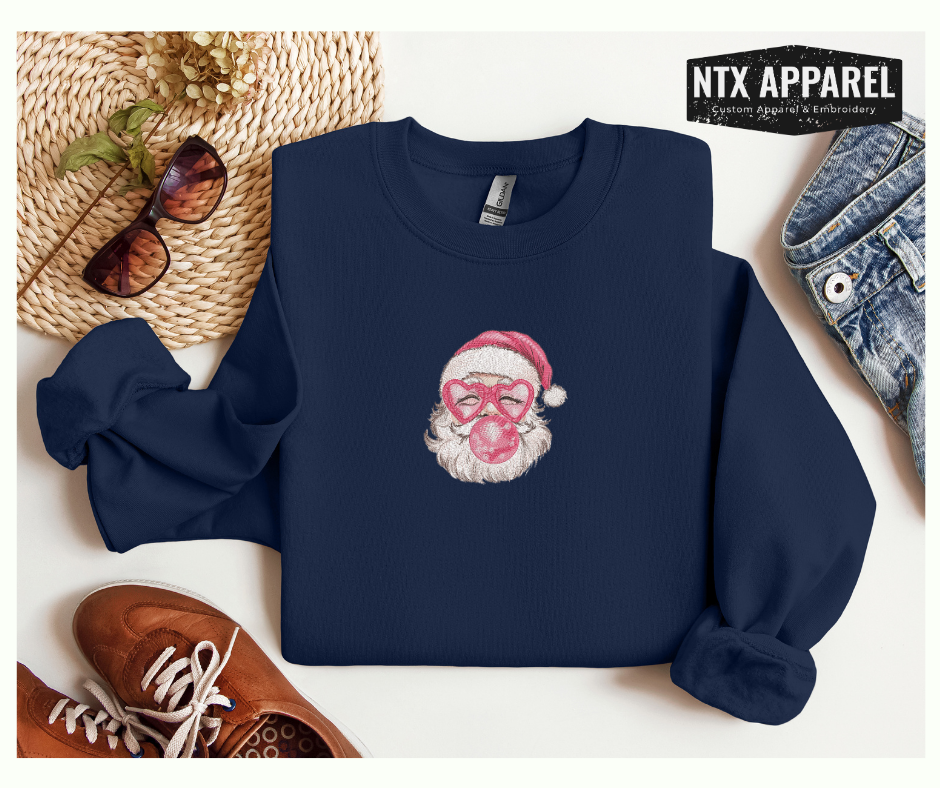 Preppy Santa-Crewneck Sweatshirt