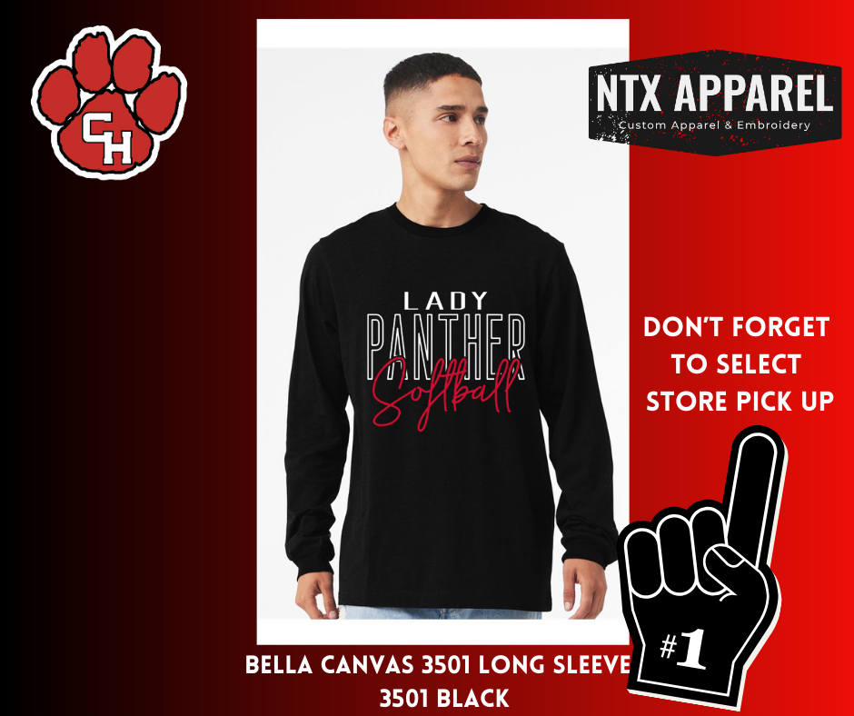 CHHS Softball Script Long Sleeved T-Shirt
