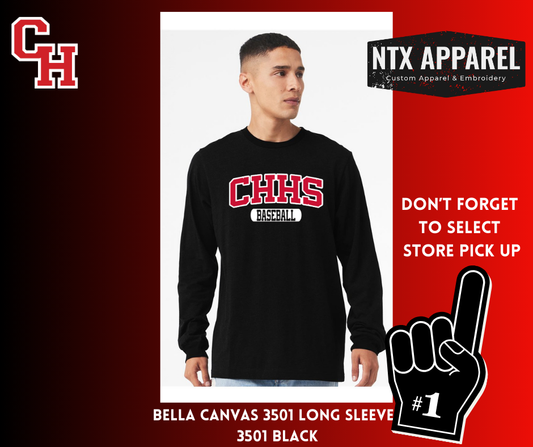 CHHS Baseball Long Sleeved T-Shirt