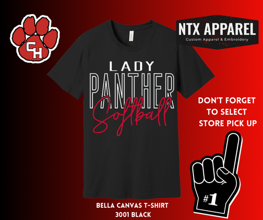 CHHS Softball Script T-Shirt