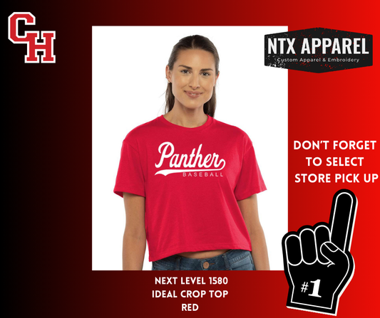 CHHS Baseball Panther Script Crop