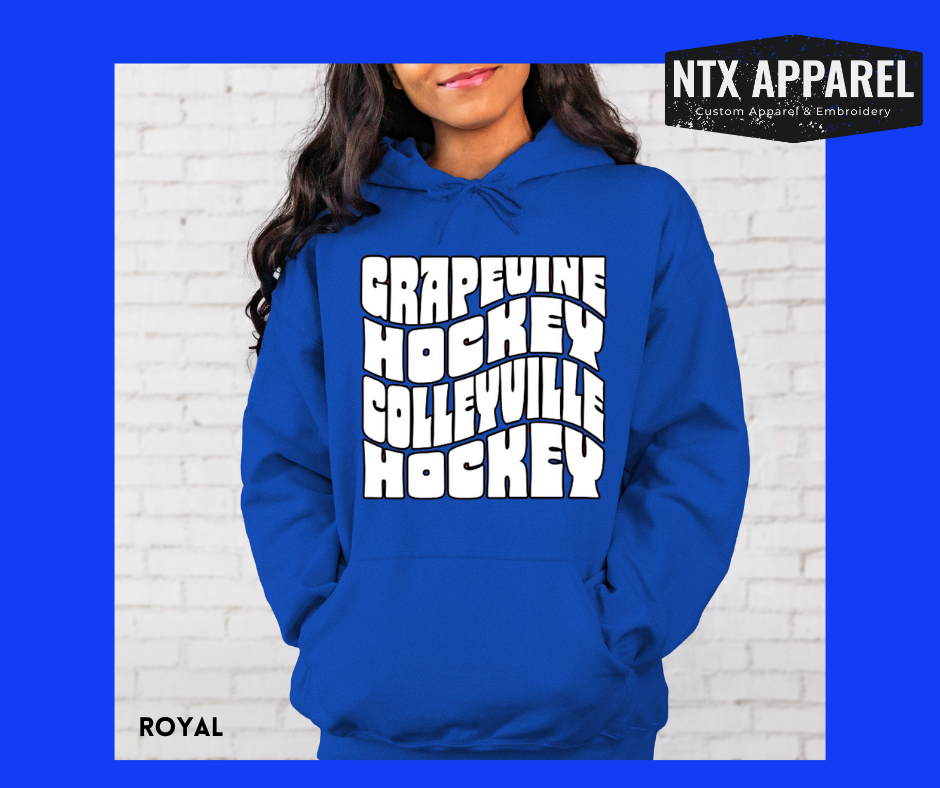 Hockey Wave- Hoodie