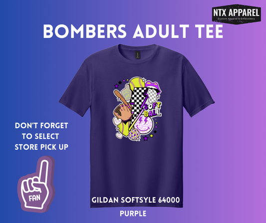 Bombers Preppy Adult T-Shirt