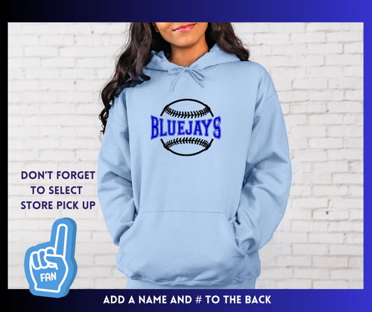 Blue Jays Center Field: Adult Hoodie