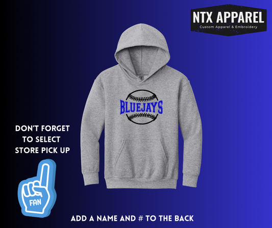 Blue Jays Center Field- Youth Hoodie