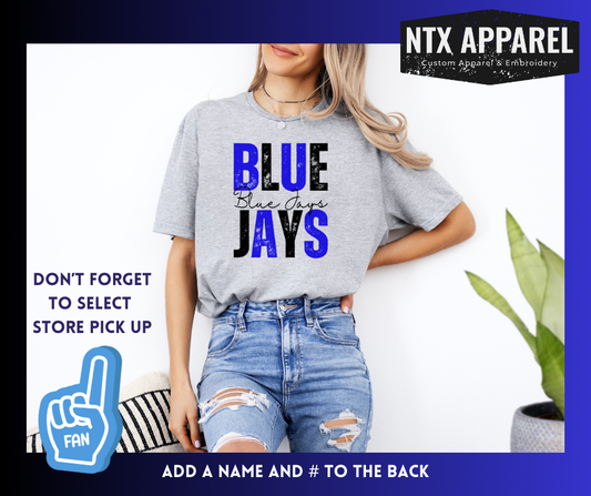 Blue Jays Black & Royal T-Shirt