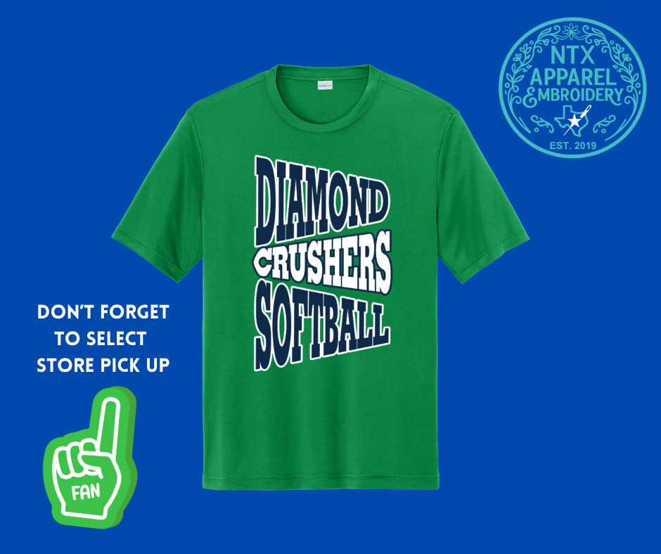Diamond Crushers Pennant: Adult Dri Fit T-Shirt