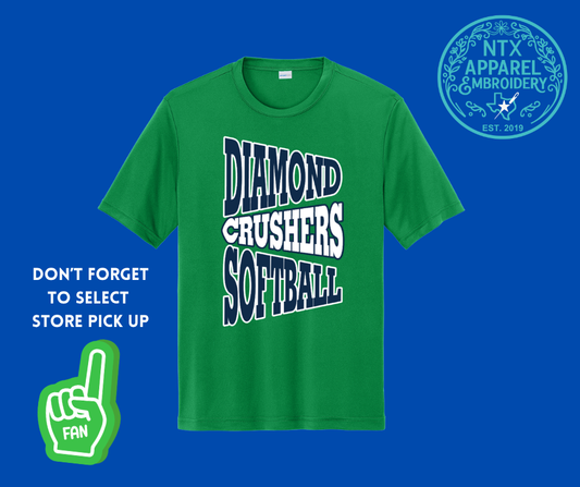 Diamond Crushers Pennant: Adult Dri Fit T-Shirt