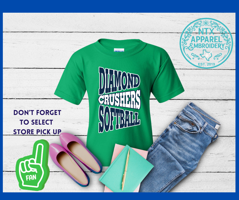 Diamond Crushers Pennant: Youth T-Shirt