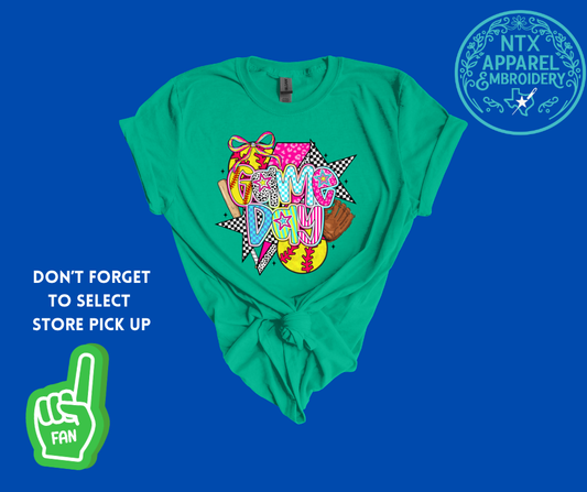 Diamon Crushers Preppy Game Day: Adult T-Shirt