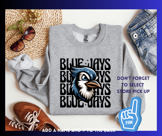 Blue Jays Blue Jays: Adult Crewneck Sweatshirt