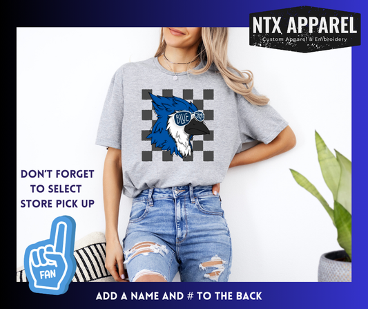 Blue Jays Checkered T-Shirt