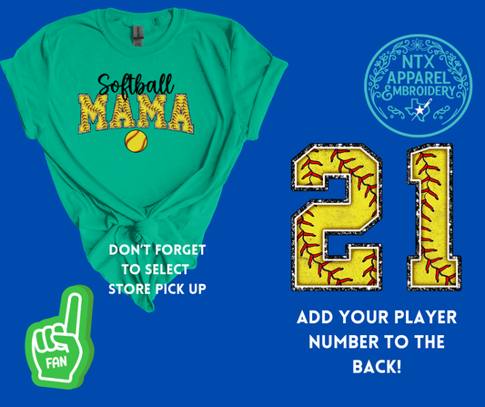 Crushers Softball Mama: Adult T-Shirt