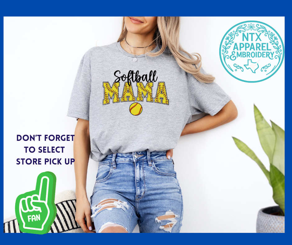 Crushers Softball Mama: Adult T-Shirt