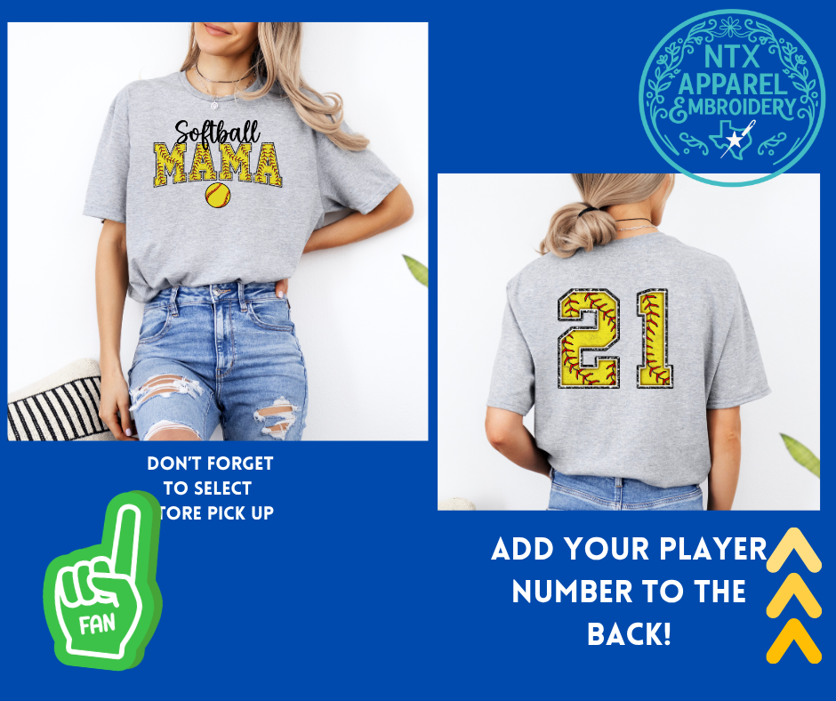 Crushers Softball Mama: Adult T-Shirt